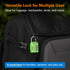 Forge TSA Luggage Combination Lock - Open Alert Indicator, Easy Read Dials, Alloy Body- Ideal for Travel, Lockers, Bags (Green 2Pk)...