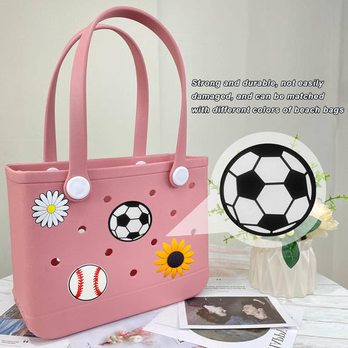 Rubber Beach Bag Accessories-PVC Rubber decoration-for EVA Purse Bogg Inserts Y064figure 29...