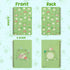 L1rabe 2 A5 Frog Spiral Notebooks Cute Frog Playing Banjo Mushroom College Ruled Hardbound Notebooks, Travel Journal Diary Notepad for Kids Teens,...
