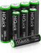 HiQuick AA AAA Rechargeable Batteries Combo - 2800mAh AA Rechargeable Batteries (4 Pack) and 1100mAh AAA Rechargeable Batteries (4 Pack), Performa...