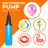 Hand Air Pump for Balloons - 9" Portable Manual Balloon Pump, Mini Hand Pump for Inflatables, Pool Floats, Party Garlands, Exercise and Yoga Balls...