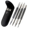Spring Nail Set,Dual Head Nail Setter,4pcs Hammerless Door Hinge Pin Removal Tool,Striking Force Spring Loaded Nail Punch?1/8-in, 3/32-in, 3/16-in...