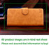 SUANPOT for iPhone 12/12 Pro 6.1" Leather Wallet Case with RFID Blocking, Card Holder, Shockproof Flip Cover, Light Brown...