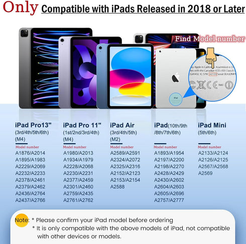 Stylus Pens for iPad 9th 10th Generation,10mins Fast Charging Palm Rejection ipad Pen, Magnetic Apple iPad Pencil for iPad 6-10, iPad Air 3rd/4th/...