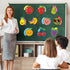 60Pcs Fruit of The Spirit Christian Bulletin Board Set Bible Religious Accents Cutouts Sunday School Christian kids Classroom Wall Decor Education...
