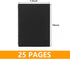 2 Pack College Ruled Notebook, Soft Black Cover Spiral Notebook, Memo Notepad Sketchbook, Students Office Business Diary Spiral Book Journal, 50 P...