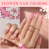 FANDAMEI Nail Art Kit, Nail Charms And Gems, Nail Art Charms, Nail Design Kit, Rhinestones For Nails, Nail Gems, Bow Nail Charms, Bow Charms For N...