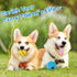 HIPPIH Dog Puzzle Toys 2 Pack, Interactive Dog Toys for Large Dogs & Small Dogs, Puppy Toys for Treat Dispensing, Durable Dog Balls for Teeth Clea...
