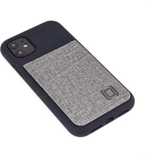 Dockem Silicone Wallet Case for iPhone 11 Pro Max (6.5"): Protective Card Case with Built-in Metal Plate for Magnetic Mounting & 2 Credit Card Hol...