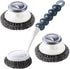 3 Pack Stainless Steel Scrubber with Handle, Steel Wool Scrubber for Cleaning Dishes, Metal Sponges for Pots, Sink,Pans, Grills...