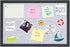 Bulletin Board Felt Board Decorative Display Photo Pin Vision Board Foldable Self-Adhesive Framed Felt Board for Home Office School Walls 15.7 * 2...