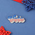 Madison Tyler Americana Brooches Pins | Silver Plated Brooch for Women | Fashion Vote Letter Brooch Pins for Women | 2024 Presidential Election Co...