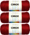 Caron Simply Soft Yarn Solids (3-Pack) Autumn Red H97003-97303......