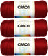 Caron Simply Soft Yarn Solids (3-Pack) Autumn Red H97003-97303......