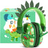 Noise Cancelling Headphones for Kids,Toddlers,Teens Boys Ages 1-12,Dinosaur Ear Hearing Protection Sound Proof Safety Earmuffs for Concerts,Monste...