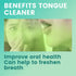 Tongue Scraper for Adults Plastic Tongue Cleaner 2 Size in 1 - Tongue Scraper for Kids - Tongue Scraper Breathrx plastic, Bad Breath Treatment for...