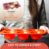Regular Size 6 Cup Silicone Muffin Pans for Baking - Non-Stick Silicone Cupcake Pans for Baking, Easy-Release, Metal Handles, BPA-Free, Dishwasher...