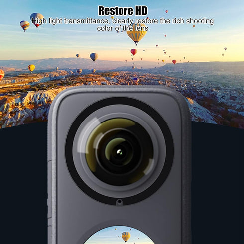 ASHATA Action Camera Lens Guards for Insta360 One X2 High Tansmittance Camera Lens Protector with 3 Layer Film, Anti Scratch Lens Protective Cover...