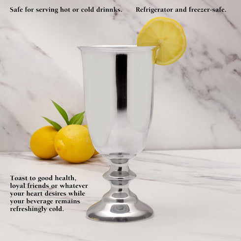 Wilton Armetale Wine Goblet , silver -, 1 Count (Pack of 1)...