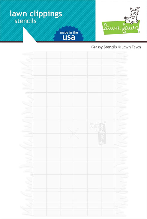 Lawn Fawn Grassy Stencil (LF2249)...