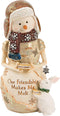 Pavilion Gift Company Our Friendship Makes Me Melt - 5 Inch Collectible Snowman and Bunny Figurine...