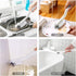 2 Pcs Cleaning Brush Small Scrub Brush for Cleaning Sink Scrub Brush with Handle, Bathroom Kitchen Edge Corner Grout Cleaning Brushes for Househol...