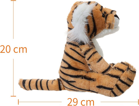 Apricot Lamb Toys Plush Classic Tiger Stuffed Animal Soft Cuddly Perfect for Child (Yellow Tiger, 8 Inches)...