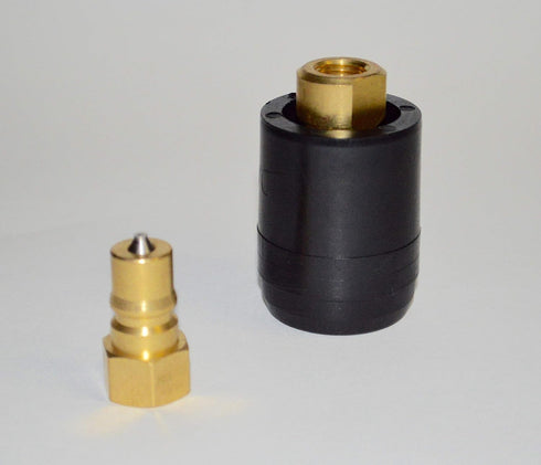 DT Heat Shield Guard Carpet Cleaning Brass Quick Disconnect 1/4" Wands Hose Valves...