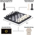 AMEROUS 10 Inches Magnetic Travel Chess Set with Folding Chess Board - 2 Extra Queens - Storage Bag for Pieces - Instructions for Beginner, Kids a...