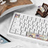 4 Keys PBT Keycaps Cute Cats Keycaps Dye Sublimation Cherry Profile Keycaps with Puller for Cherry Mx Gateron Kailh Switch Mechanical Keyboard...
