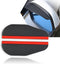 Hawyet 2 PCS Car Rearview Mirror Rain Eyebrow, 6.85" x 2.28" Soft PVC Thickened Carbon Fiber Pattern Reflective Mirror Fog Cover, Anti-Vision Bloc...
