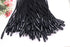 Tupalizy Black Cotton Gift Clothing Price Tag String Hanging Rope Snap Lock Pin Loop Fastener Hook Ties for Luggage Label Attachment,7.5 Inch, 100...