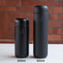 Drinkpod Grunwerg HCF-200BK Vacuum Insulated Capsule Flask, Stainless Steel, Black, 200ml...
