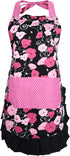 G2PLUS Mothers Aprons for Women with Pockets, Extra Long Ties, Vintage Damask Apron, Perfect for Kitchen Cooking, Baking and Gardening, 29 x 21 - ...