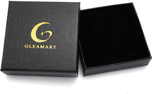 Gleamart Silver Tie Clip for Men Business Necktie Pinch Clip Personalised Cufflink Set...