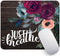 Pretty Office Decor Just Breathe Inspirational Quote Decoration Mouse Pad Purple Roses Desk Accessories for Women...