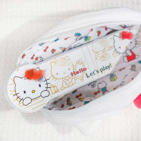 Cartoon Kitty Utensils Set Includes Reusable Stainless Steel Fork Spoon Chopsticks And Cute Cat Carrying Case Durable...