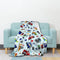 Cartoon Truck Flannel Fleece Blanket, Soft Microfiber Cozy Lightweight Sofa Travel Blanket for Baby, Kids, Youth (50"x40" for Kids)...