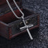 Rehoboth Baseball Bat Cross Pendant Necklace for Men Women with 22+2" Adjustable Stainless Steel Chain Black Gold Silver...