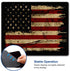 Personalized American Retro Flag Mouse Pad, Rectangular Gaming Mouse Pad, Natural Anti-Slip Rubber Laptop Mouse Pad...