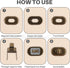 Framendino, 12 Sets Turn Lock Clasp Meal Bag Purse Closure Twist Lock Fasteners Hardware Leather craft Accessory...