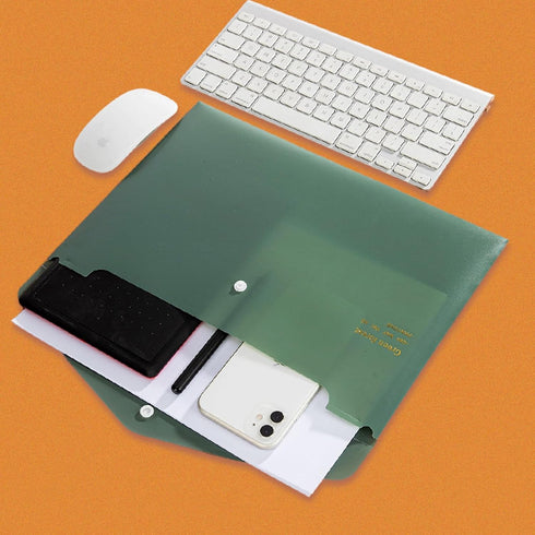 VANRA File Folders Letter Size 12 Pack Plastic File Envelopes with Snap Closure, A4 Filing Envelope Project Folder Holder File Pockets Jacket Docu...