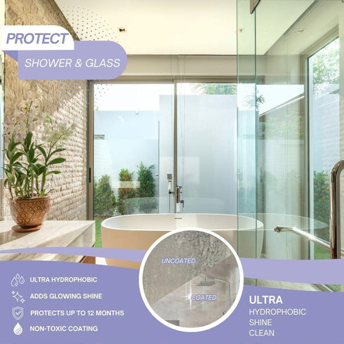 Fixture Shield - Multi Surface Ceramic Coating Spray for Stainless Steel Appliances - Long-Lasting Ceramic Coating Spray for Kitchen and Bath - So...