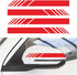4PCS Car Rear View Mirror Stickers, Waterproof Auto Side Rearview Mirrors Decal Stripes, Universal Anti-Collision Striped Automotive Warning Strip...