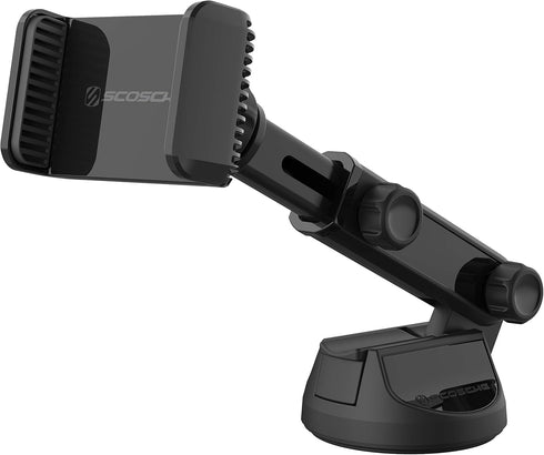 Scosche UH4ODEX2-SP QuickGrip Extendo Swing-Arm Telescoping Phone Adhesive or Suction Cup Mount with Adjustable Arms...