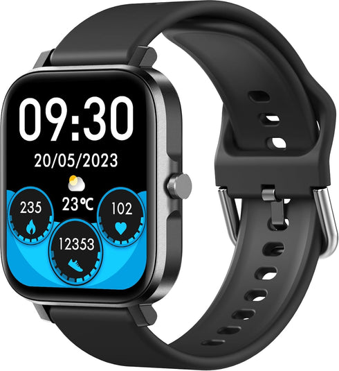 ANCwear Smartwatch for Men Women, 1.83" Touch Screen Fitness Tracker Watch with Heart Rate/SpO2/Sleep Tracking, IP68 Step Counter Watch with 120+ ...