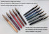 Sarasa Zebra Gel Ballpoint Pen Grand 0.5mm 11 Color Retractable Pen Refill Set RJF5 With Original Stylus Ballpoint Touch Pen......