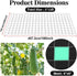 Sukh Garden Plant Trellis Netting -Trellis Net Polyester Trellis Netting Garden Square Mesh Netting for Climbing Plants Fruits Vegetables VinesGro...