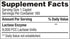 Fast Acting Lactase 180 Caplets Generic Lactase Fast Act 9000 FCC Units per Caplet...