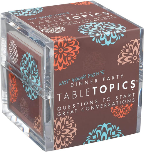 TableTopics Not Your Mom's Dinner Party Question Card Game - 135 Provocative Conversation Starter Cards for Adults, Friends, Icebreakers for Parti...